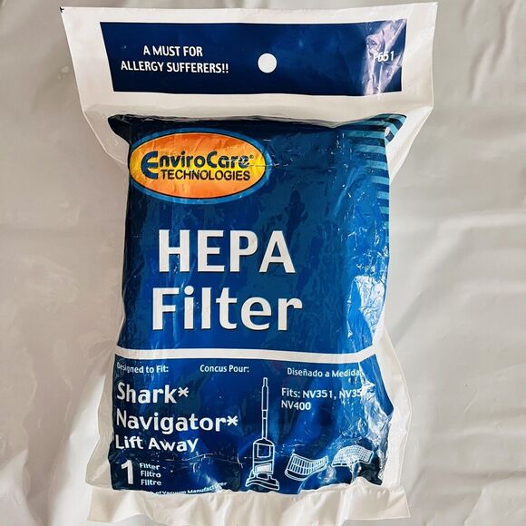 Shark HEPA #XHF350 Filter Navigator Lift Away Vacuum Cleaner Model:NV350 351 400 - Picture 1 of 2